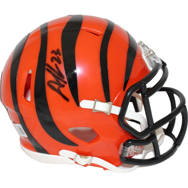 Dax Hill Autographed Cincinnati Bengals Mini Helmet