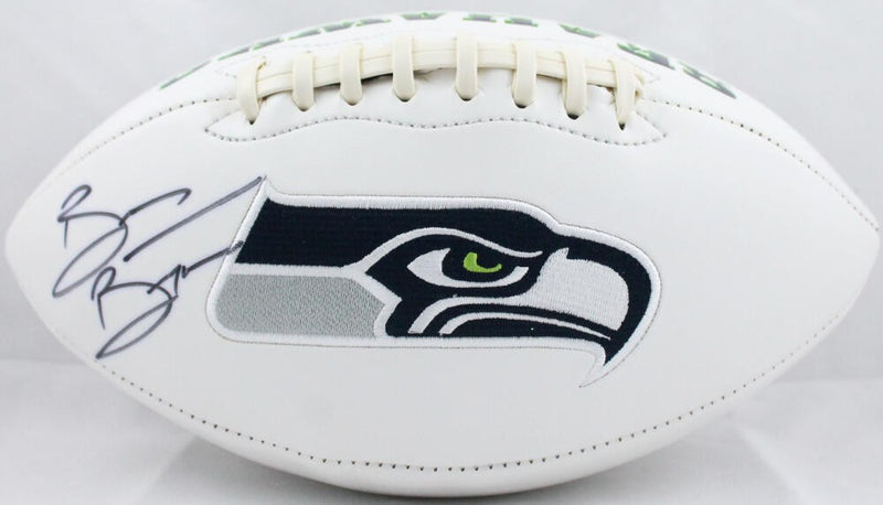 Brian Bosworth Autographed Seattle Seahawks Logo Football