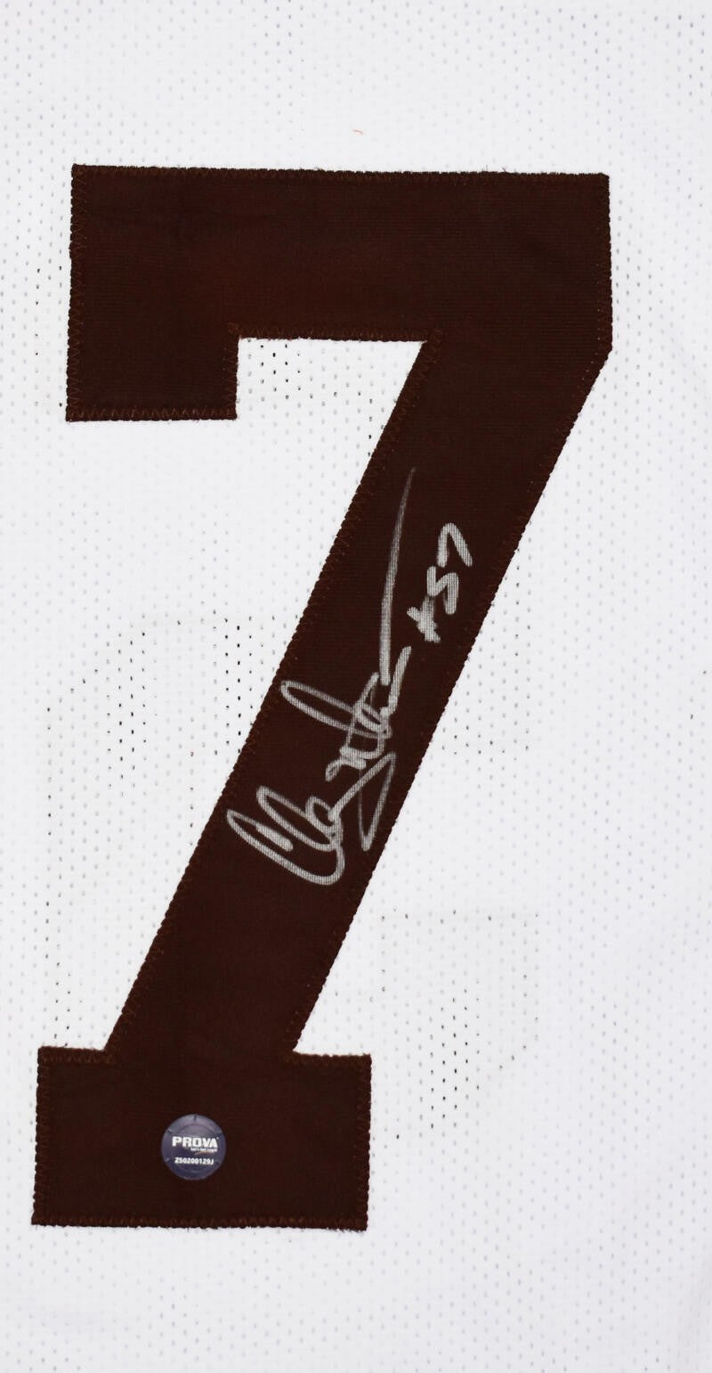 Clay Matthews Autographed White Custom Football Jersey