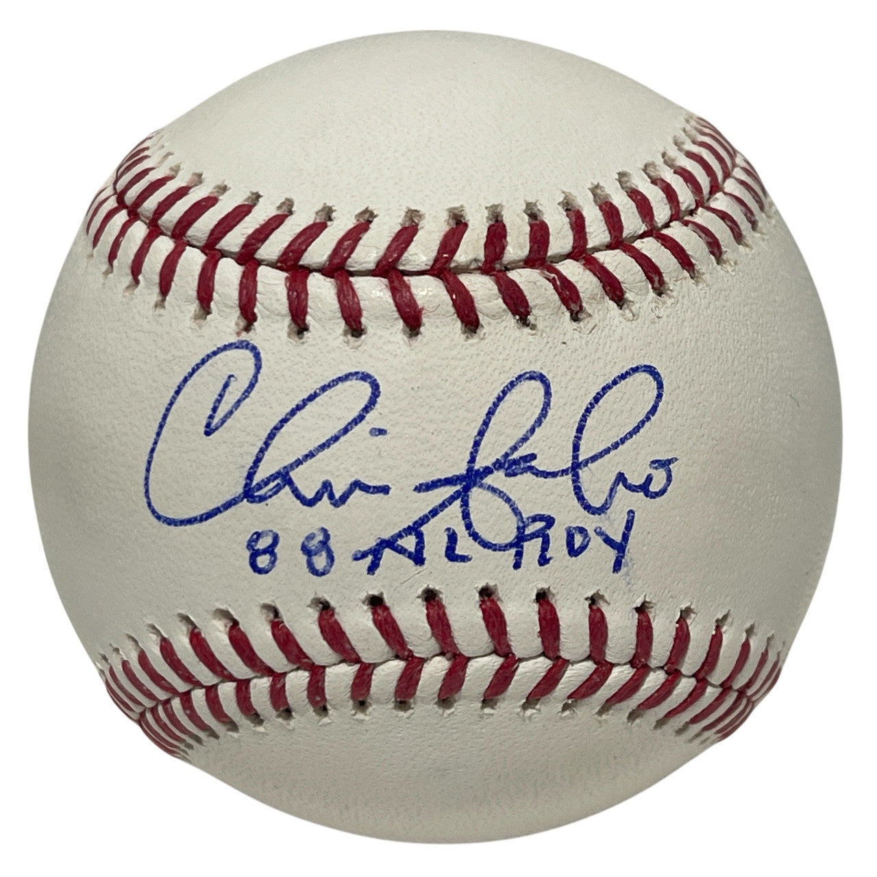 Chris Sabo Signed ROMLB Baseball with 88 NL ROY Inscription Beckett BAS