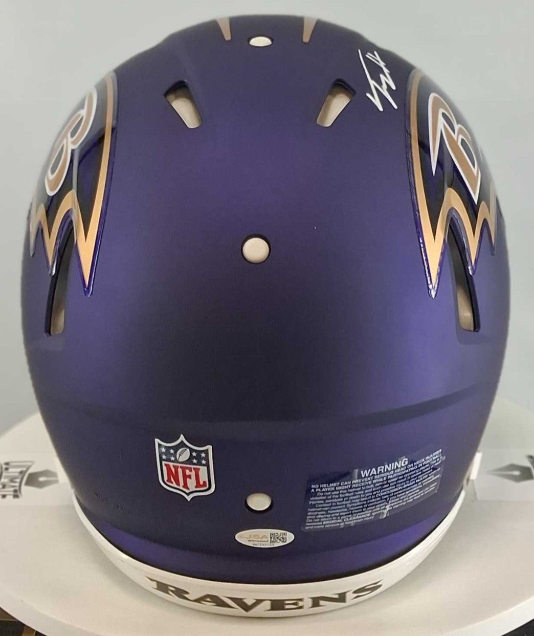 Trey Hendrickson Signed Baltimore Ravens Authentic Alternate Helmet
