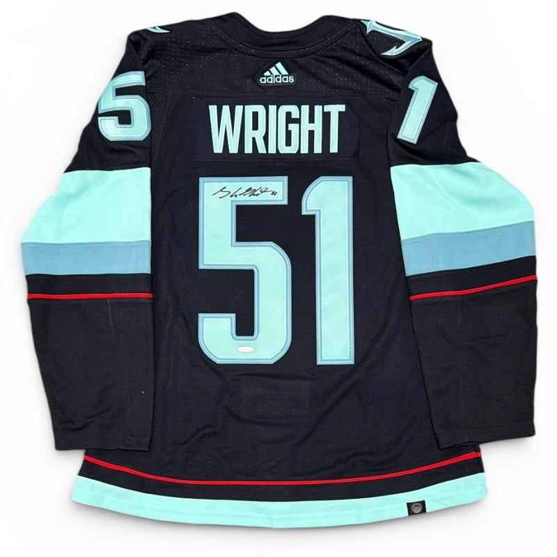 Shane Wright Signed Seattle Kraken Adidas Jersey