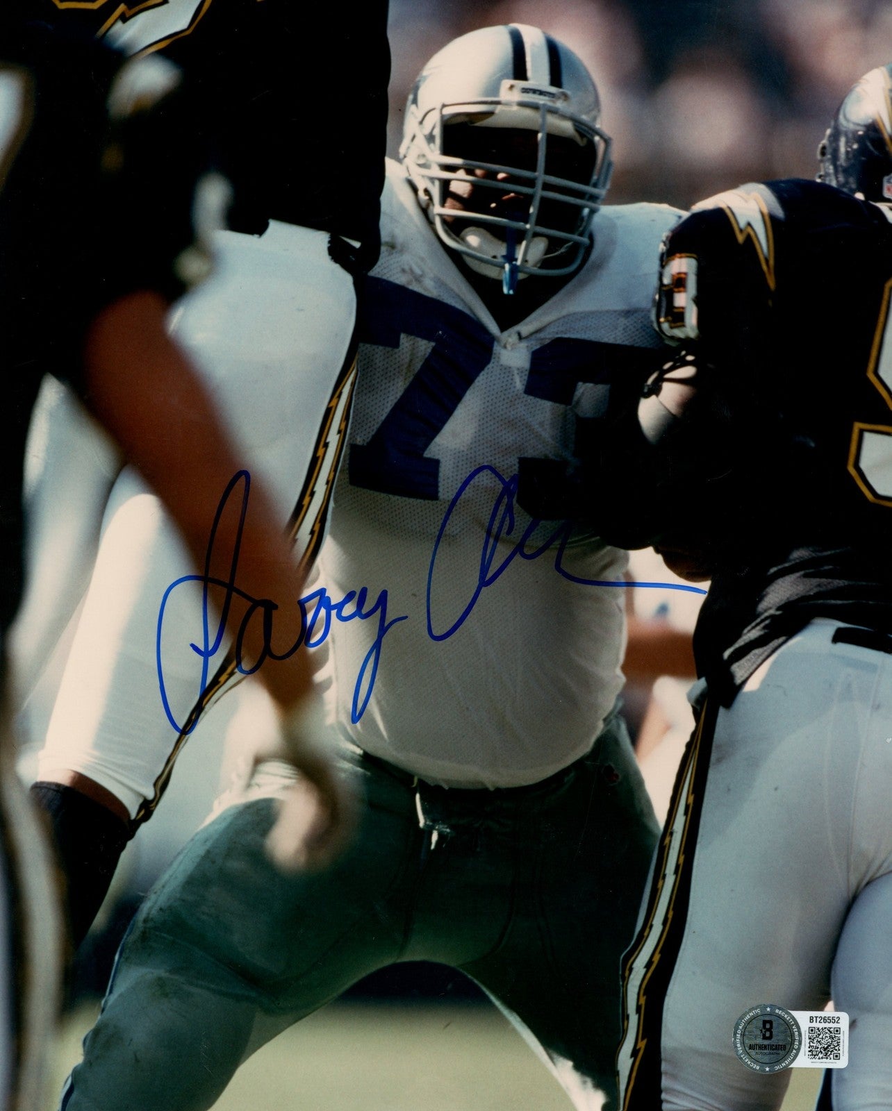 Larry Allen Autographed Dallas Cowboys 8x10 Photo