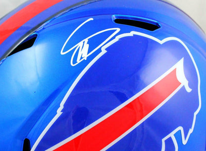 Stefon Diggs Signed Buffalo Bills Full Size Flash Speed Helmet