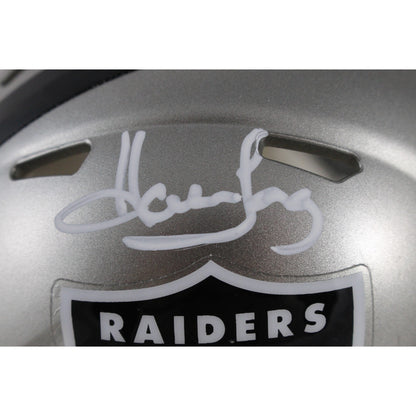 Howie Long Signed Las Vegas Raiders Flash Alternate Mini Helmet