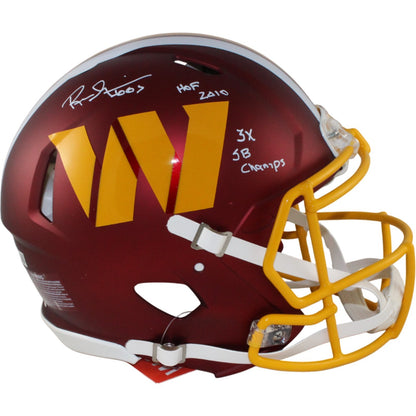 Russ Grimm Signed Washington Commanders Authentic 2025 Alternate Helmet