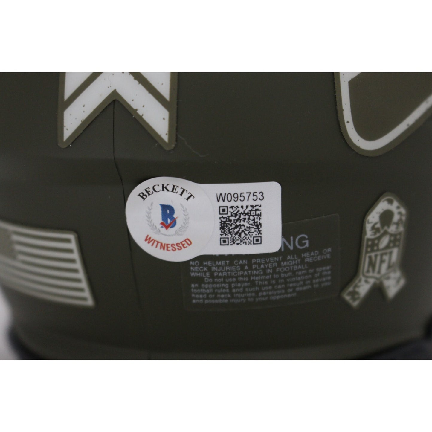 Shaun Alexander Signed Seattle Seahawks 2022 STS Mini Helmet (Beckett)