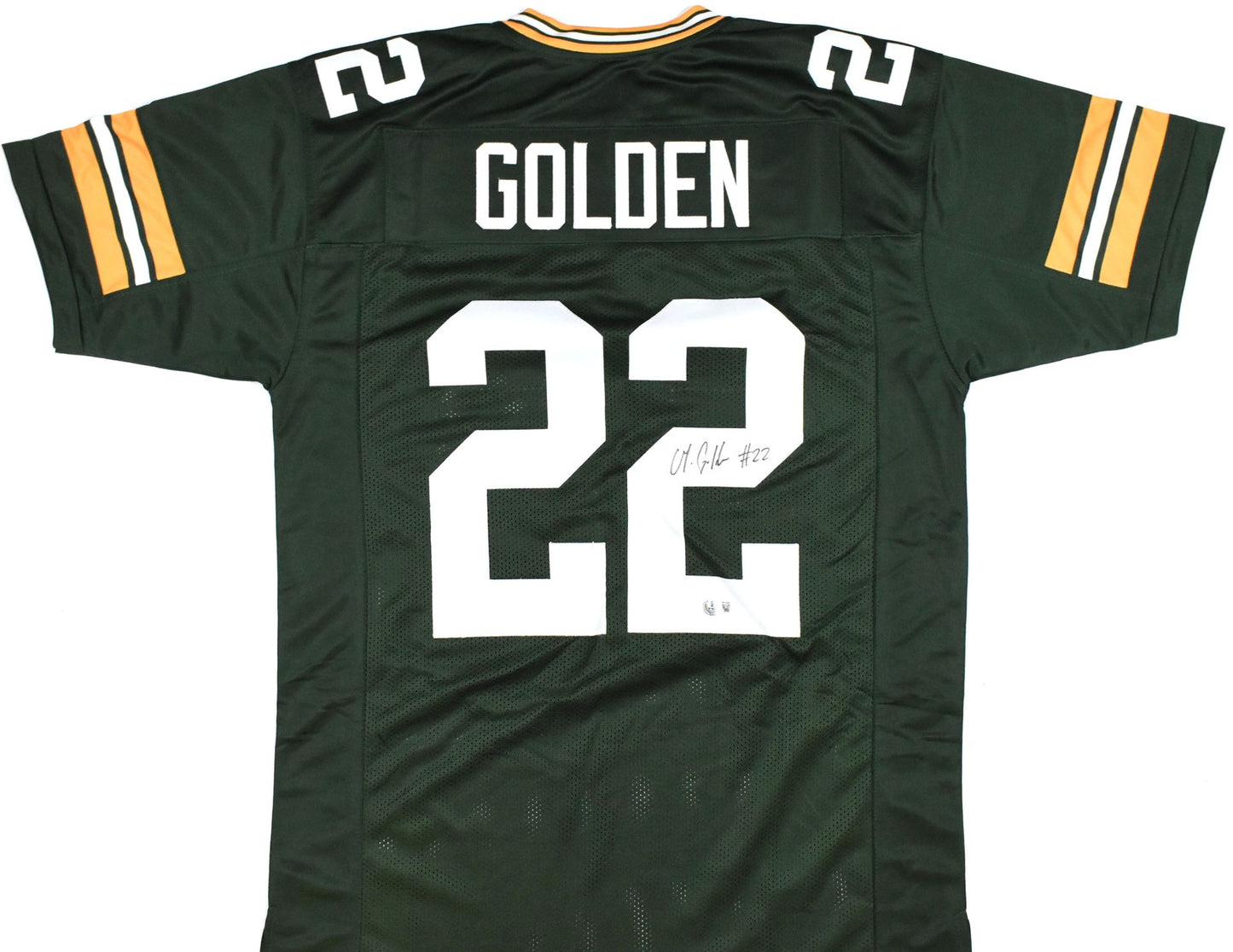Matthew Golden Autographed Green Bay Packers Custom Jersey