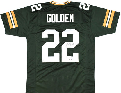Matthew Golden Autographed Green Bay Packers Custom Jersey