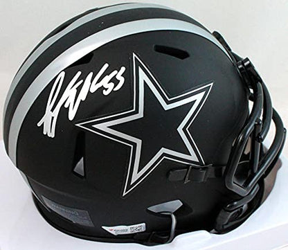 Leighton Vander Esch Signed Dallas Cowboys Eclipse Mini Helmet