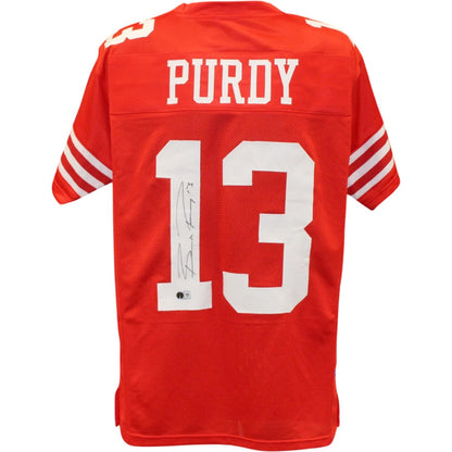 Brock Purdy Autographed San Francisco 49ers Red Jersey