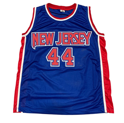 Derrick Coleman Signed New Jersey Nets Custom Jersey Beckett BAS