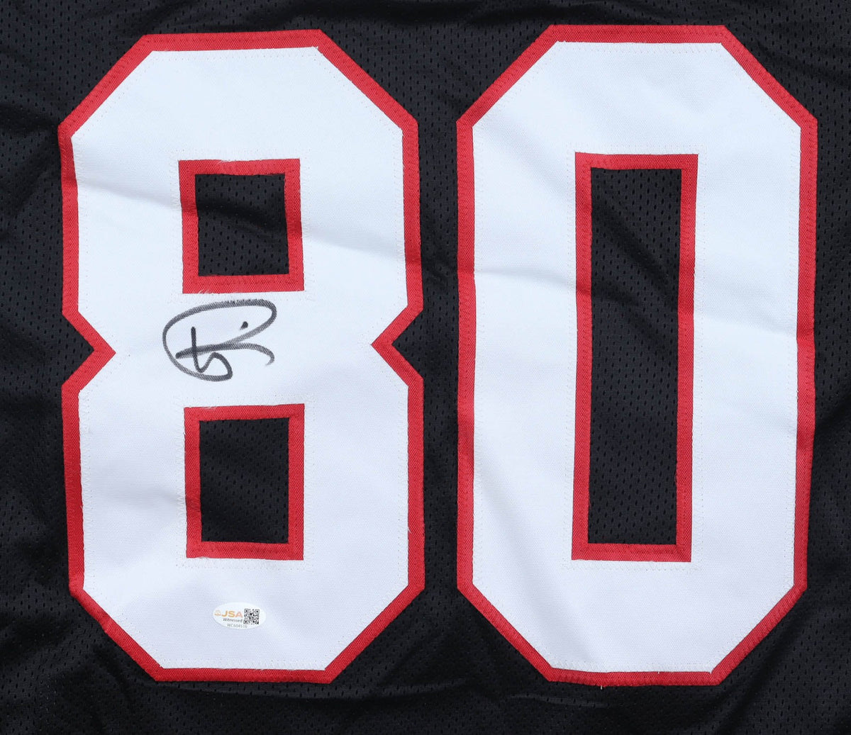 Andre Rison Signed Atlanta Falcons Black Custom Jersey