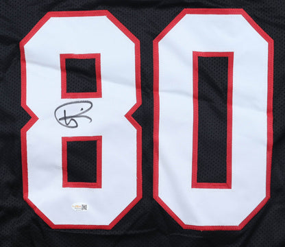 Andre Rison Signed Atlanta Falcons Black Custom Jersey
