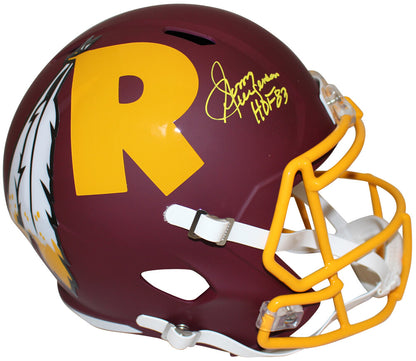 Sonny Jurgensen Signed Washington Redskins Full Size AMP Speed Helmet