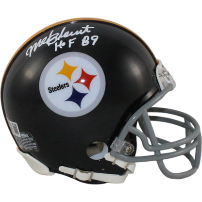 Mel Blount Signed Pittsburgh Steelers Throwback VSR4 Mini Helmet (HOF)