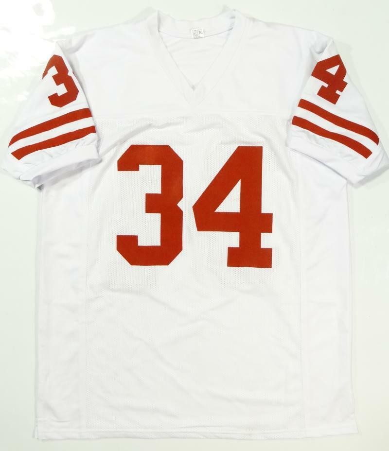 Ricky Williams Signed White College Style Jersey - HT 98 Inscription
