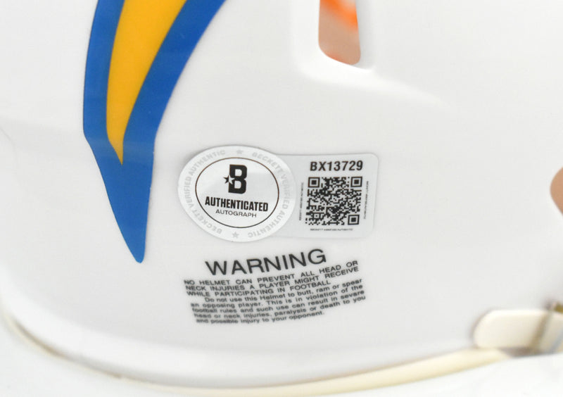 LaDainian Tomlinson Autographed San Diego Chargers Speed Mini Helmet