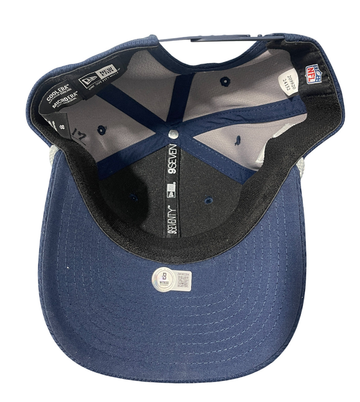 Brandon Aubrey Signed Game Worn 2024 Dallas Cowboys Hat (BAS COA)