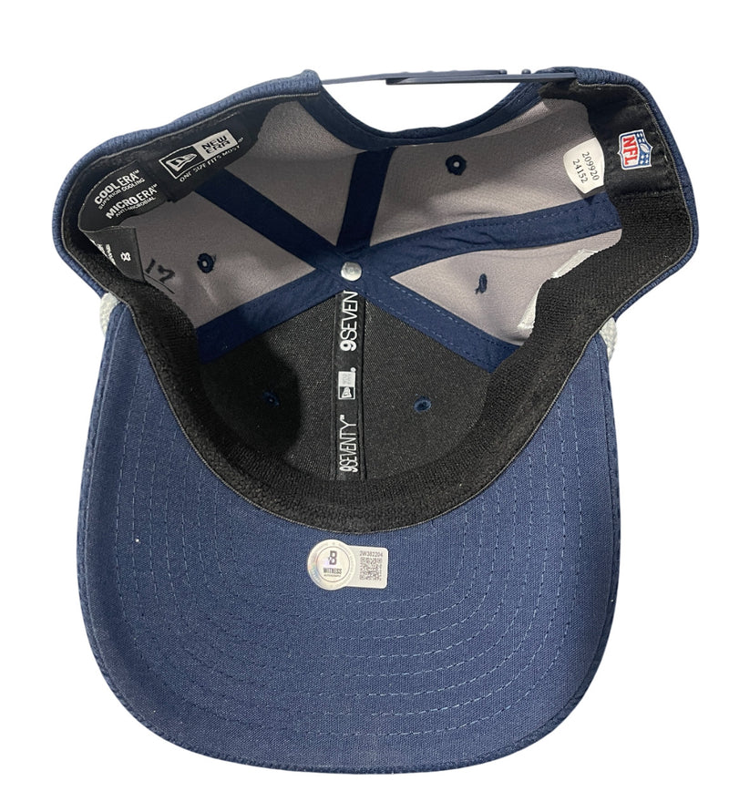 Brandon Aubrey Signed Game Worn 2024 Dallas Cowboys Hat (BAS COA)
