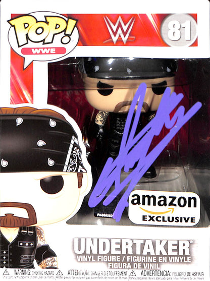 The Undertaker Autographed WWE Funko Pop! #81 Beckett BAS