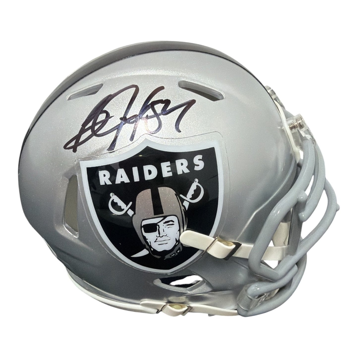 Bo Jackson Autographed Oakland Raiders Speed Mini Helmet