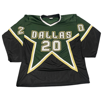 Ed Belfour Signed Dallas Stars Custom Hockey Jersey (99 Cup)