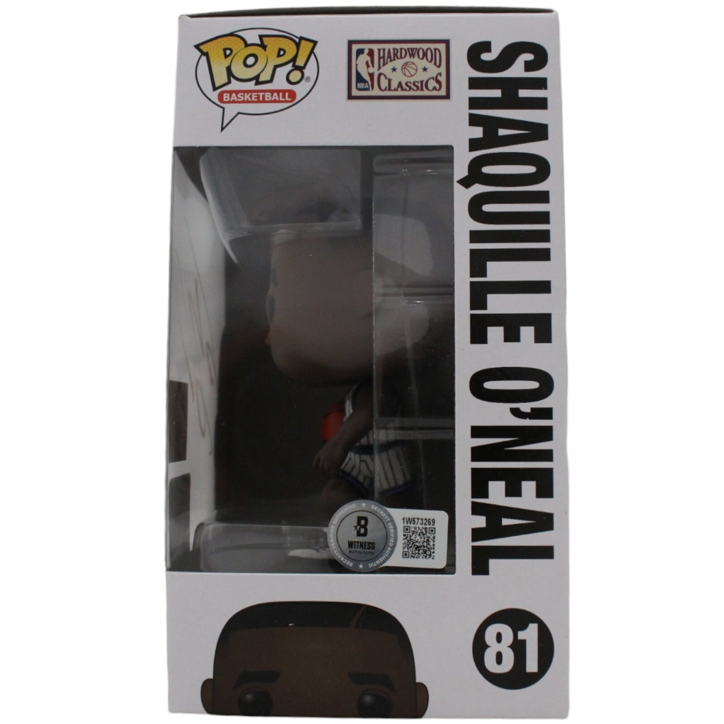 Shaquille O'Neal Autographed Orlando Magic Funko Pop! #81