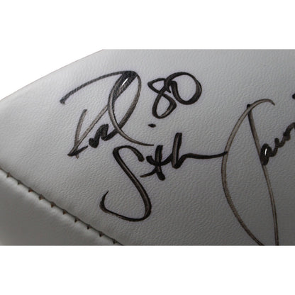 Mike Shanahan, Rod Smith & Jason Elam Signed Denver Broncos 2002 Team Football