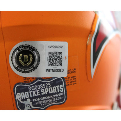 Rob Gronkowski Signed Tampa Bay Buccaneers Blaze Mini Helmet
