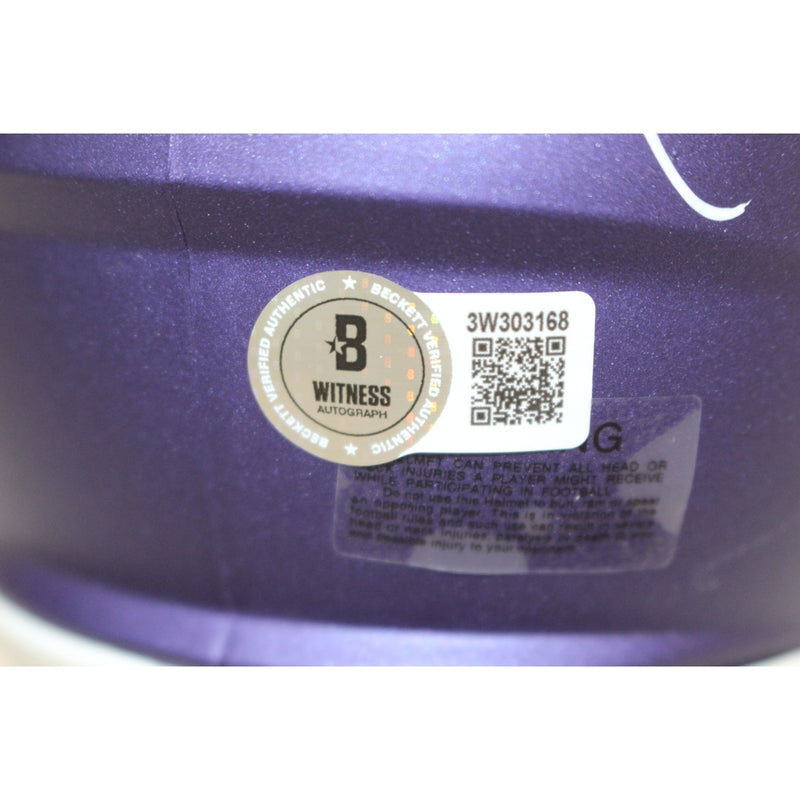 Ray Lewis Autographed Baltimore Ravens 2024 Alternate Mini Helmet