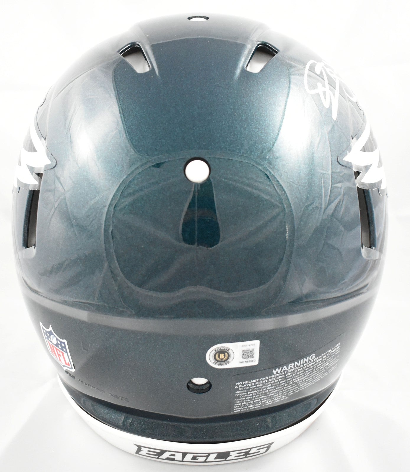 Donovan McNabb Autographed Philadelphia Eagles Full Size Speed Authentic Helmet
