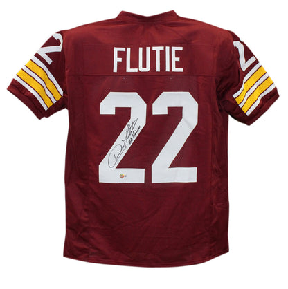 Doug Flutie Signed Boston College Style Jersey Heisman Inscription BAS
