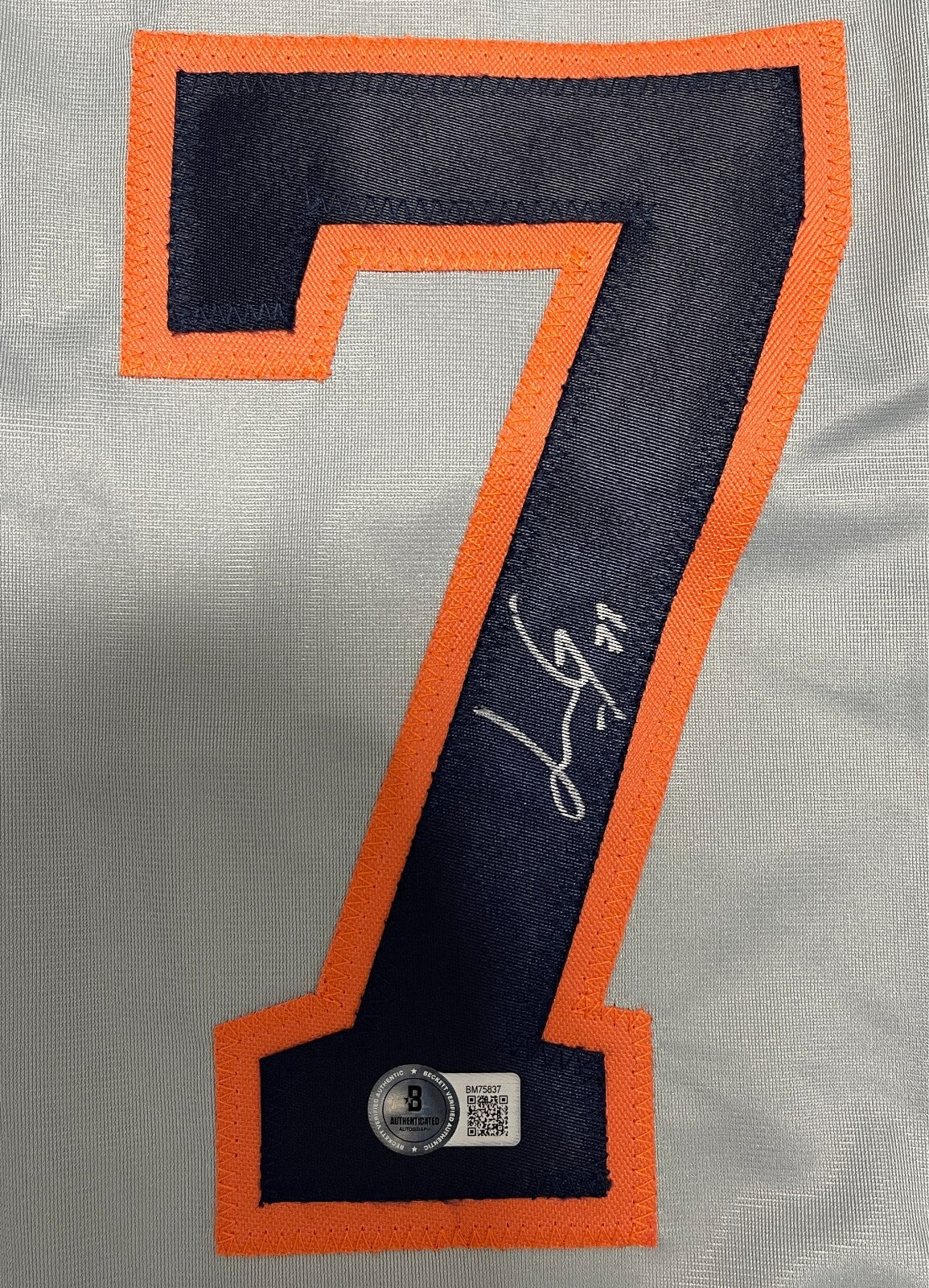 Luis Garcia Houston Astros Signed Custom Jersey (Beckett BAS COA)