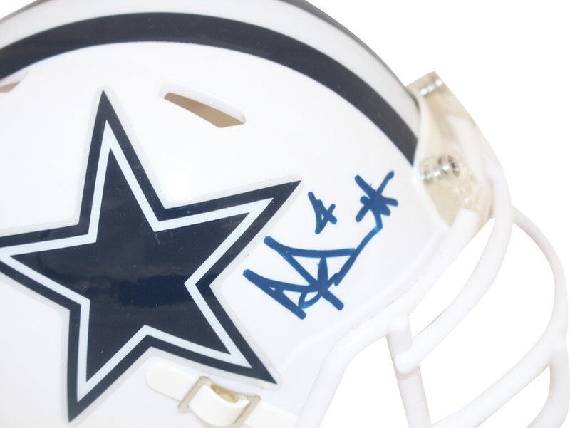 Dak Prescott Autographed Dallas Cowboys 2022 Alternate Mini Helmet