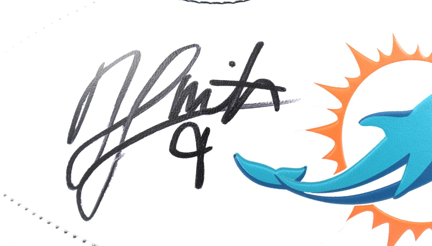 Jonnu Smith Signed Miami Dolphins Logo Football