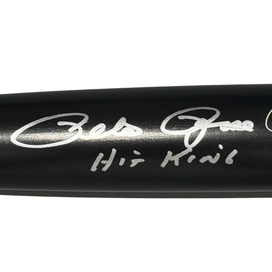 Pete Rose Autographed Hit King Black Baseball