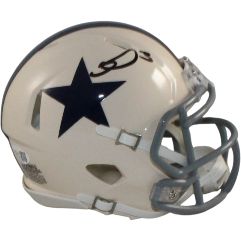 George Pickens Signed Dallas Cowboys Retro Mini Helmet - JSA