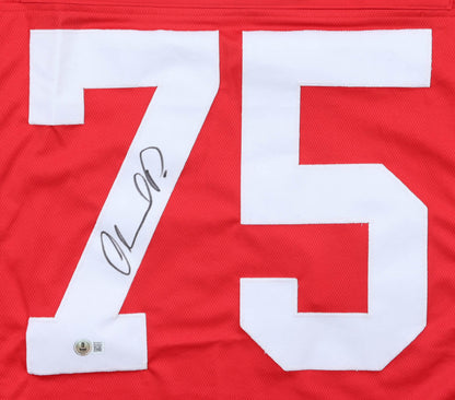 Orlando Pace Autographed Ohio State Buckeyes Red Custom Jersey