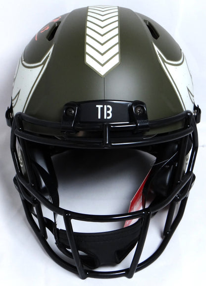 Mike Evans Signed Tampa Bay Buccaneers Salute to Service Full Size Helmet