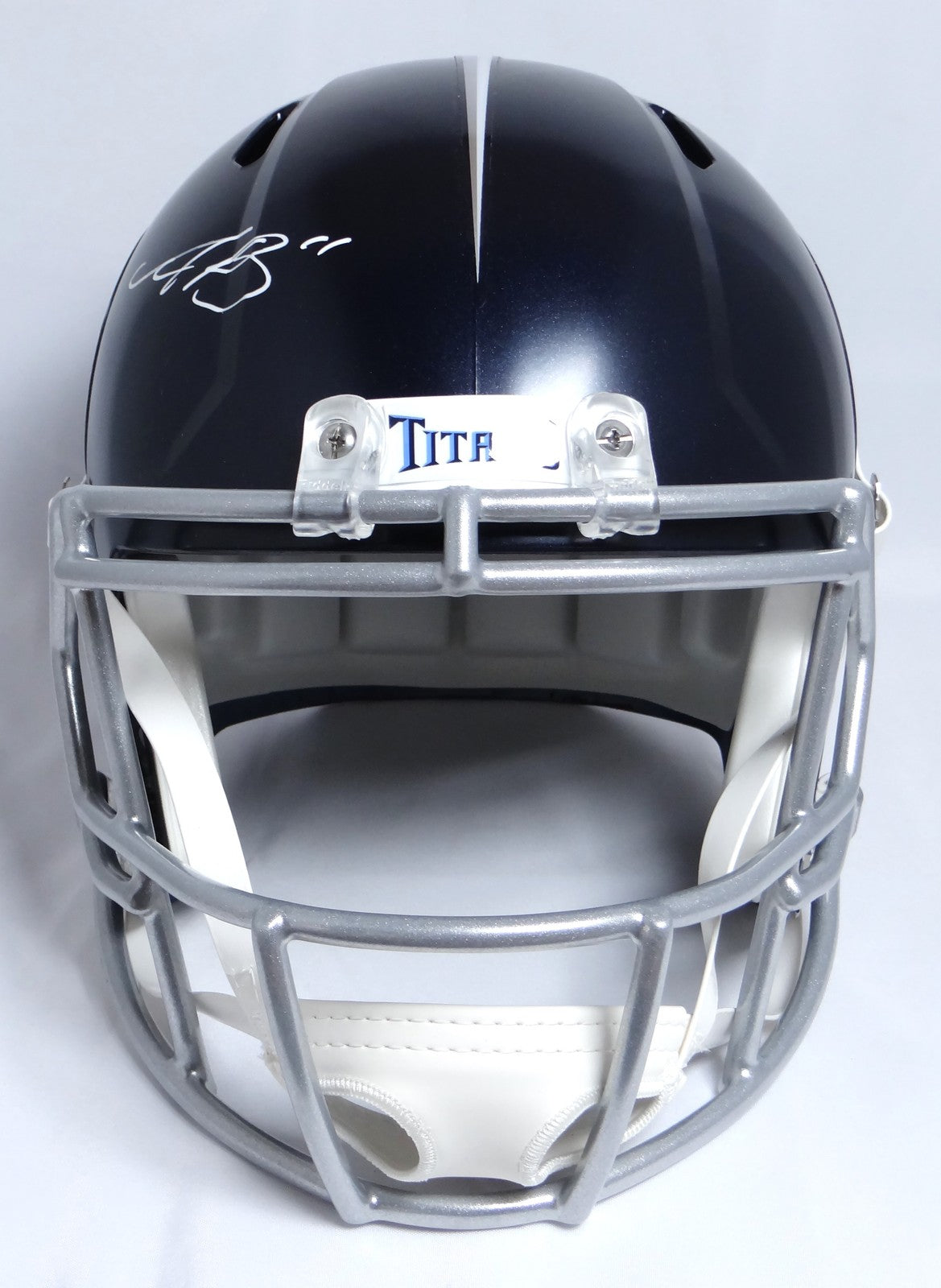 AJ Brown Autographed Tennessee Titans Full Size Speed Helmet