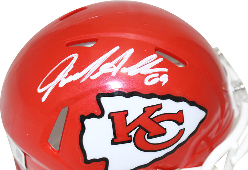 Jared Allen Kansas City Chiefs Autographed Mini Helmet Beckett BAS