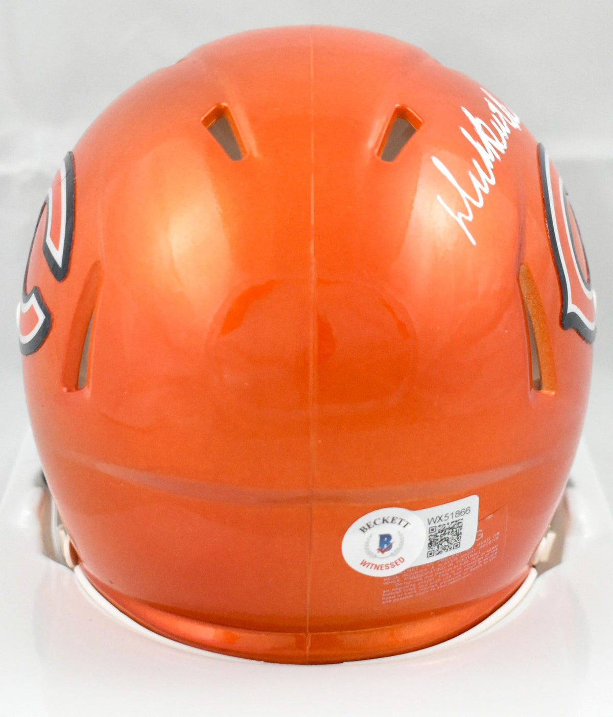 Dick Butkus Autographed Chicago Bears Flash Speed Mini Helmet