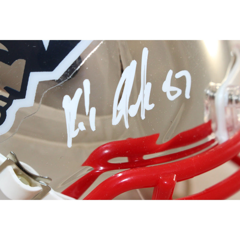 Rob Gronkowski Tampa Bay Buccaneers Autographed Chrome Mini Helmet