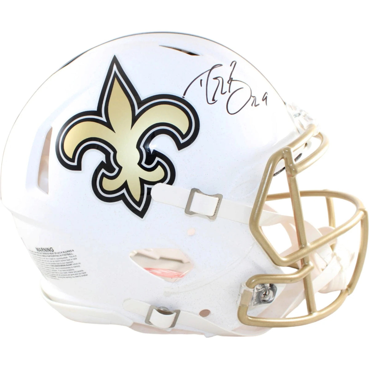 Drew Brees Autographed New Orleans Saints 2025 Alternate Proline Helmet