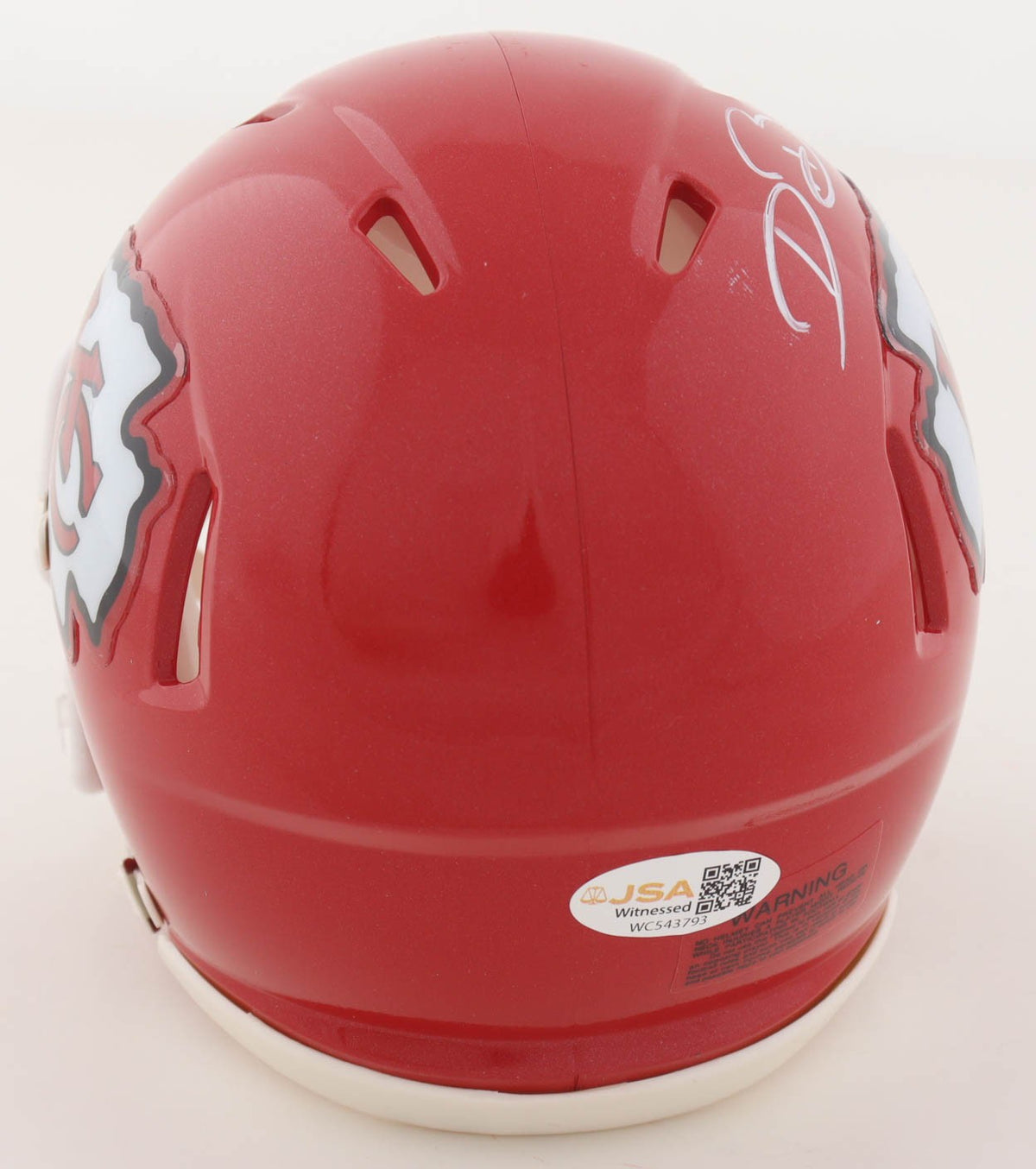 Dwayne Bowe Signed Kansas City Chiefs Mini Helmet