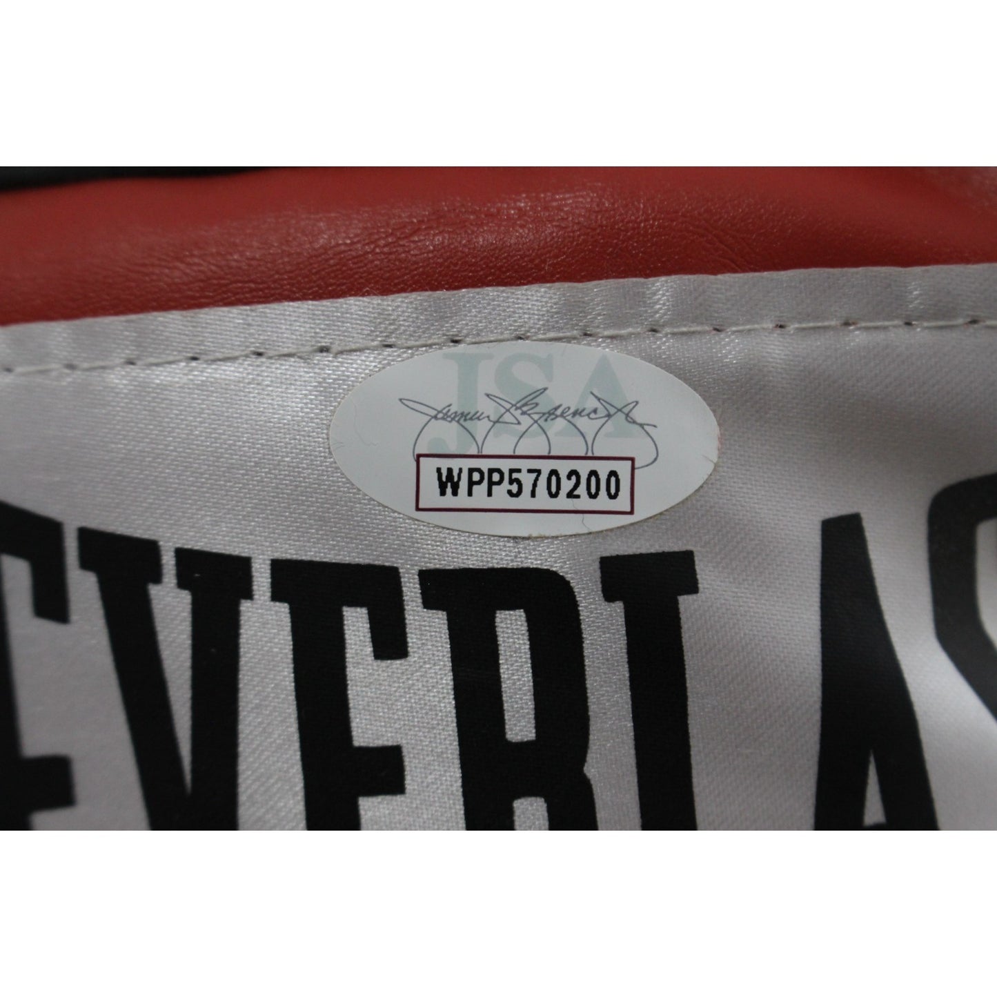 Pernell Whitaker Autographed Everlast Red Boxing Glove