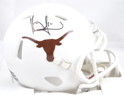 Vince Young Signed Texas Longhorns Black Speed Mini Helmet