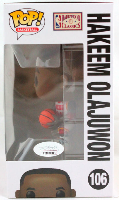 Hakeem Olajuwon Signed Houston Rockets Funko Pop Figurine #106
