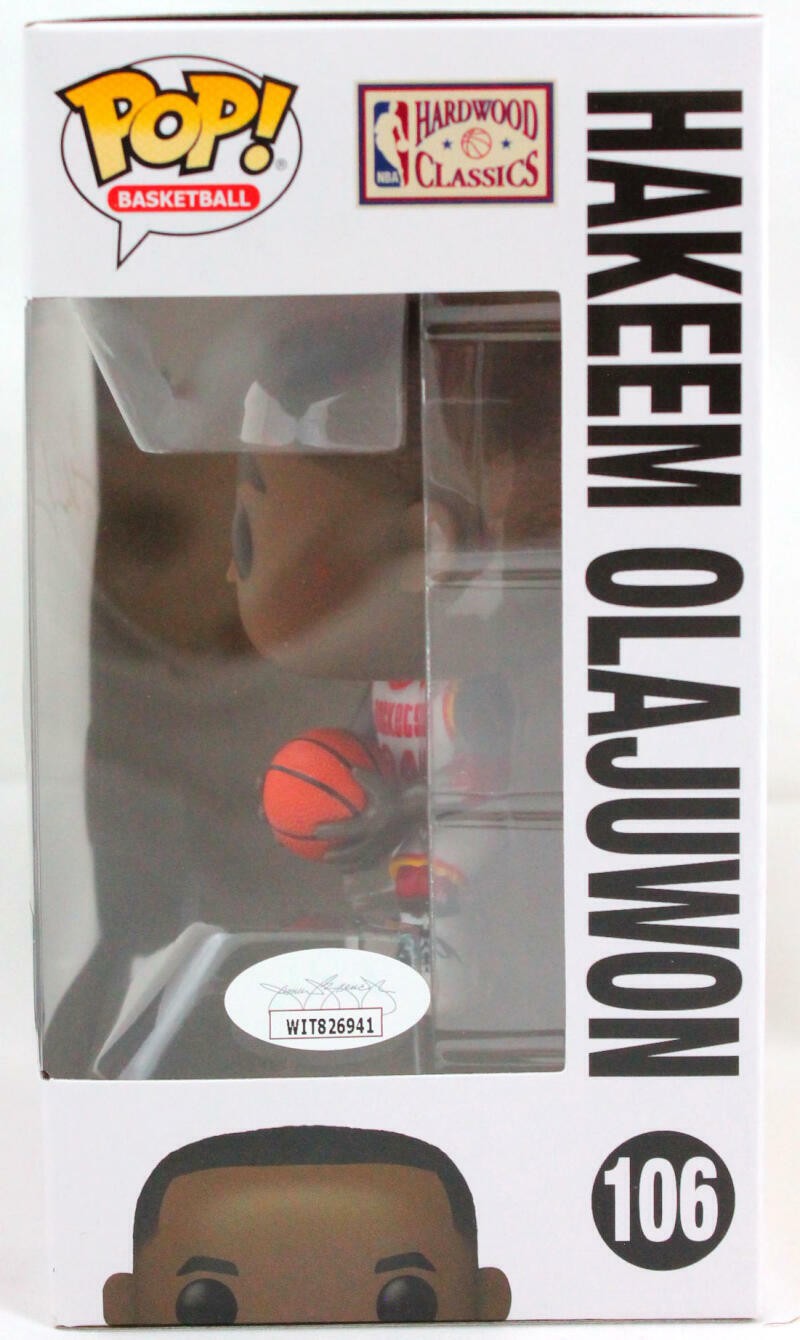 Hakeem Olajuwon Signed Houston Rockets Funko Pop Figurine #106